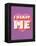 I Heart Me-null-Framed Stretched Canvas