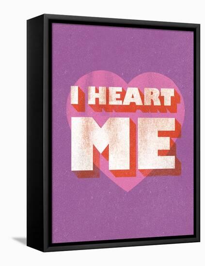 I Heart Me-null-Framed Stretched Canvas