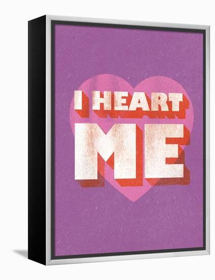 I Heart Me-null-Framed Stretched Canvas