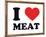 I Heart Meat-null-Framed Giclee Print