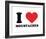 I Heart Moustaches-null-Framed Giclee Print