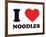 I Heart Noodles-null-Framed Giclee Print