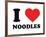 I Heart Noodles-null-Framed Giclee Print