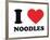 I Heart Noodles-null-Framed Giclee Print