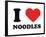 I Heart Noodles-null-Framed Giclee Print