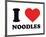 I Heart Noodles-null-Framed Giclee Print