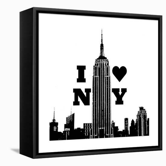 I Heart NY-Emily Navas-Framed Stretched Canvas