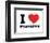 I Heart Pigeons-null-Framed Giclee Print