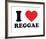 I Heart Reggae-null-Framed Giclee Print