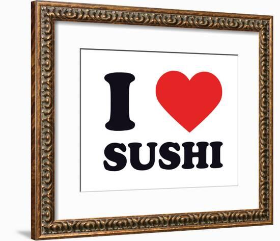 I Heart Sushi-null-Framed Giclee Print