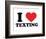 I Heart Texting-null-Framed Giclee Print