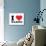 I Heart Waxing-null-Giclee Print displayed on a wall