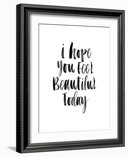 I Hope You Feel Beautiful Today-Brett Wilson-Framed Art Print