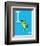 I is for Itchy (blue)-Theodor (Dr. Seuss) Geisel-Framed Art Print