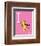 I is for Itchy (pink)-Theodor (Dr. Seuss) Geisel-Framed Art Print