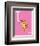 I is for Itchy (pink)-Theodor (Dr. Seuss) Geisel-Framed Art Print