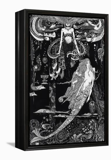 I Know What You Want' Said the Sea Witch-Harry Clarke-Framed Premier Image Canvas