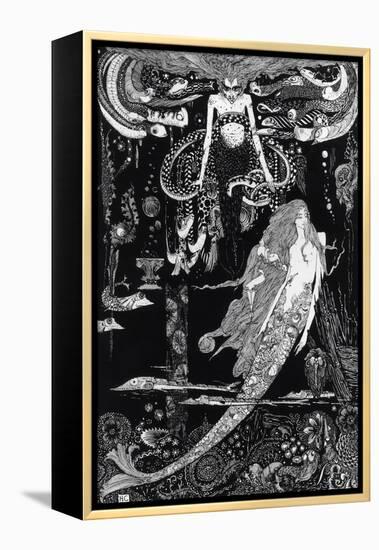 I Know What You Want' Said the Sea Witch-Harry Clarke-Framed Premier Image Canvas