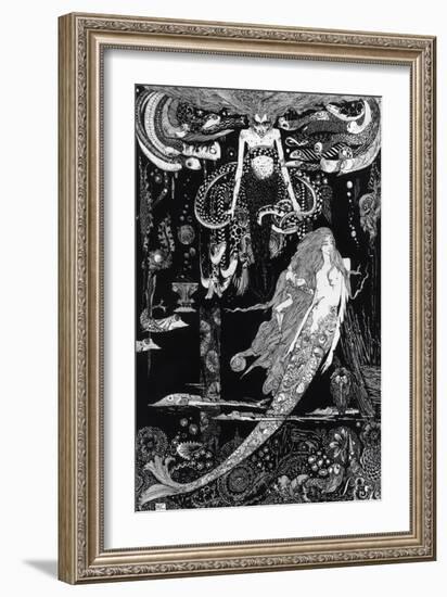 I Know What You Want' Said the Sea Witch-Harry Clarke-Framed Giclee Print