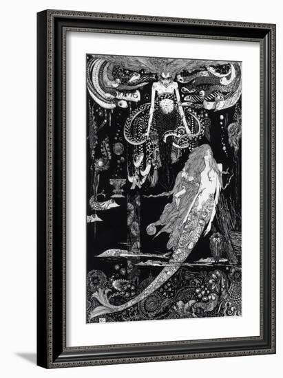 I Know What You Want' Said the Sea Witch-Harry Clarke-Framed Giclee Print