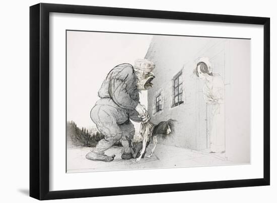 I Leonardo 09 (drawing)-Ralph Steadman-Framed Giclee Print