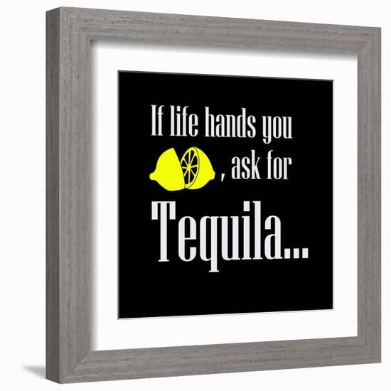 I Life Hands You Lemon-null-Framed Art Print