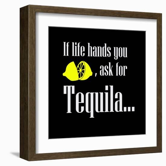 I Life Hands You Lemon-null-Framed Art Print