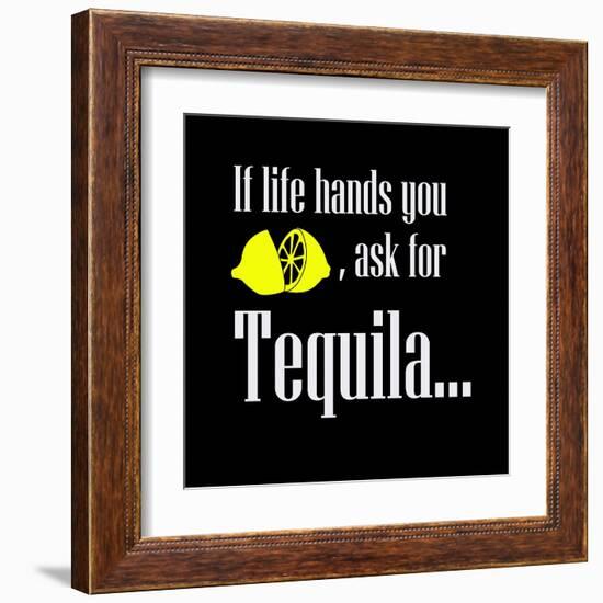 I Life Hands You Lemon-null-Framed Art Print