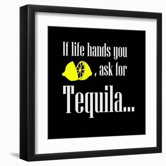 I Life Hands You Lemon-null-Framed Art Print