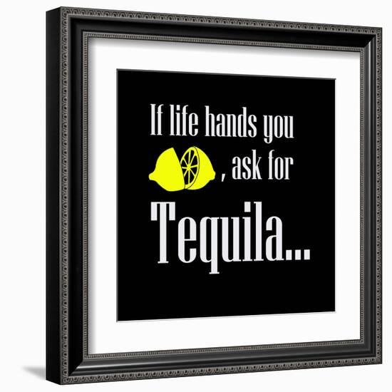 I Life Hands You Lemon-null-Framed Art Print