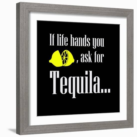 I Life Hands You Lemon-null-Framed Art Print