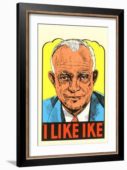 I Like Ike, Eisenhower-null-Framed Art Print