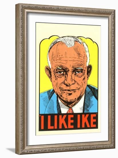 I Like Ike-null-Framed Art Print