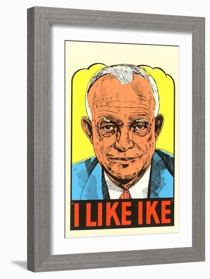 I Like Ike-null-Framed Art Print