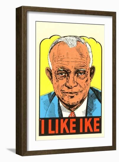 I Like Ike-null-Framed Art Print