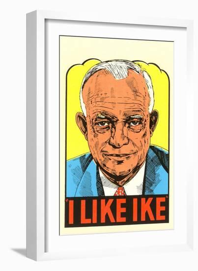 I Like Ike-null-Framed Art Print