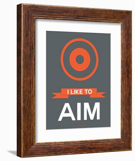 I Like to Aim 1-NaxArt-Framed Art Print