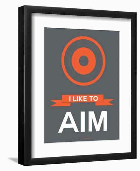 I Like to Aim 1-NaxArt-Framed Art Print