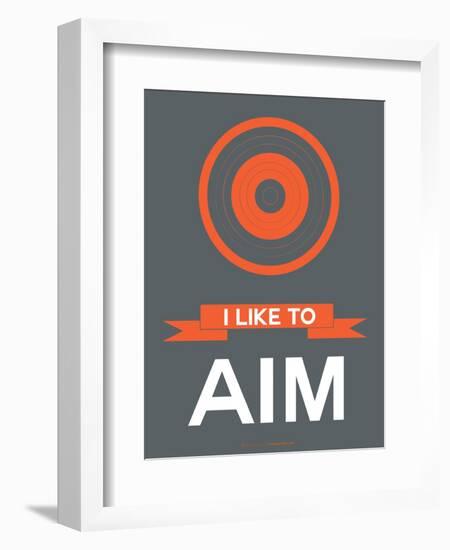 I Like to Aim 1-NaxArt-Framed Art Print