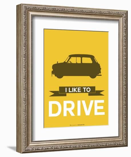 I Like to Drive Mini Cooper 1-NaxArt-Framed Art Print