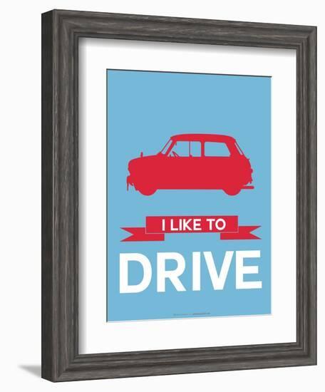 I Like to Drive Mini Cooper 3-NaxArt-Framed Art Print