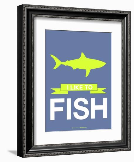 I Like to Fish 2-NaxArt-Framed Art Print