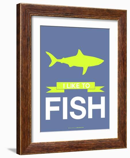 I Like to Fish 2-NaxArt-Framed Art Print