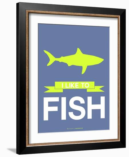 I Like to Fish 2-NaxArt-Framed Art Print