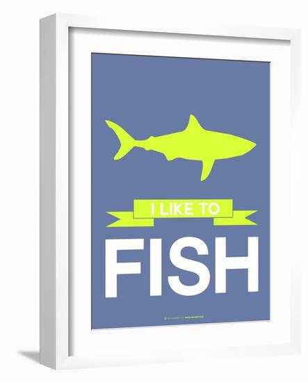 I Like to Fish 2-NaxArt-Framed Art Print