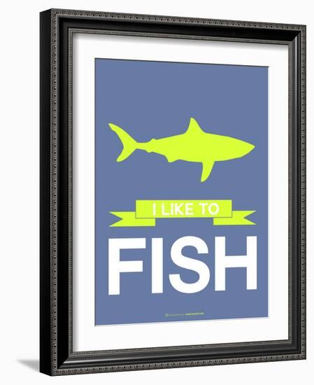 I Like to Fish 2-NaxArt-Framed Art Print