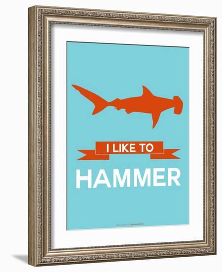 I Like to Hammer 1-NaxArt-Framed Art Print