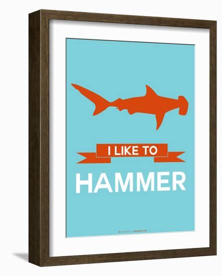 I Like to Hammer 1-NaxArt-Framed Art Print