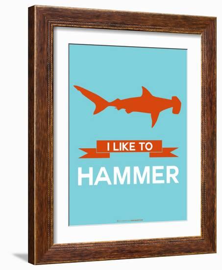 I Like to Hammer 1-NaxArt-Framed Art Print