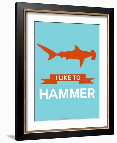 I Like to Hammer 1-NaxArt-Framed Art Print